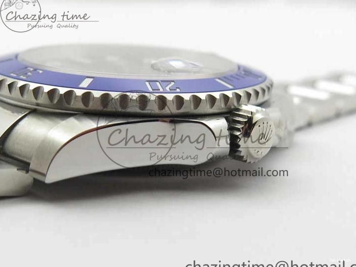 LB Dial EWF SS Bracelet Black A3235 Submariner on 41mm 126619 Ceramic Blue 0421